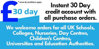 30 day account facilities at the 1st Bookshop click to find out more!